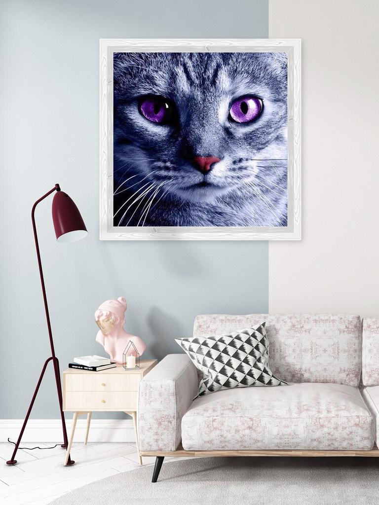 Новый 5D DIY алмазная живопись животные стразы вышивка кошка вышивка крестом полная круглая дрель ручной работы искусство домашний декор подарок