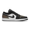 Jordan Air Jordan 1 Slip Resistant Abrasion Resistant Low top Skateboard Shoes Unisex Black White Brown 553558-132(Team963-SBOX)