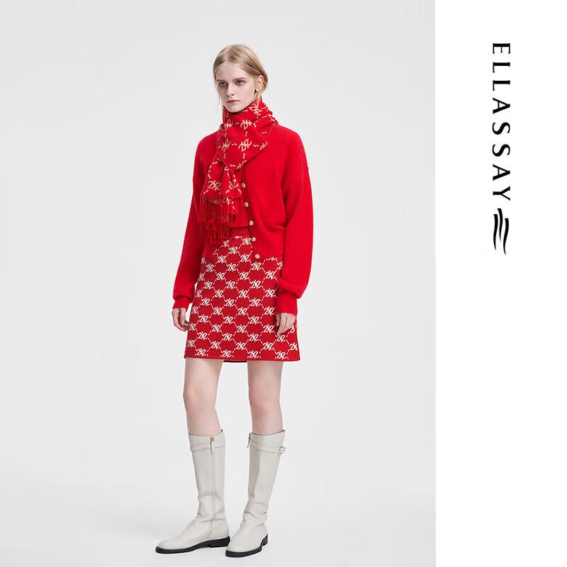 ELLASSAY Женский кашемировый вязаный кардиган свободного кроя