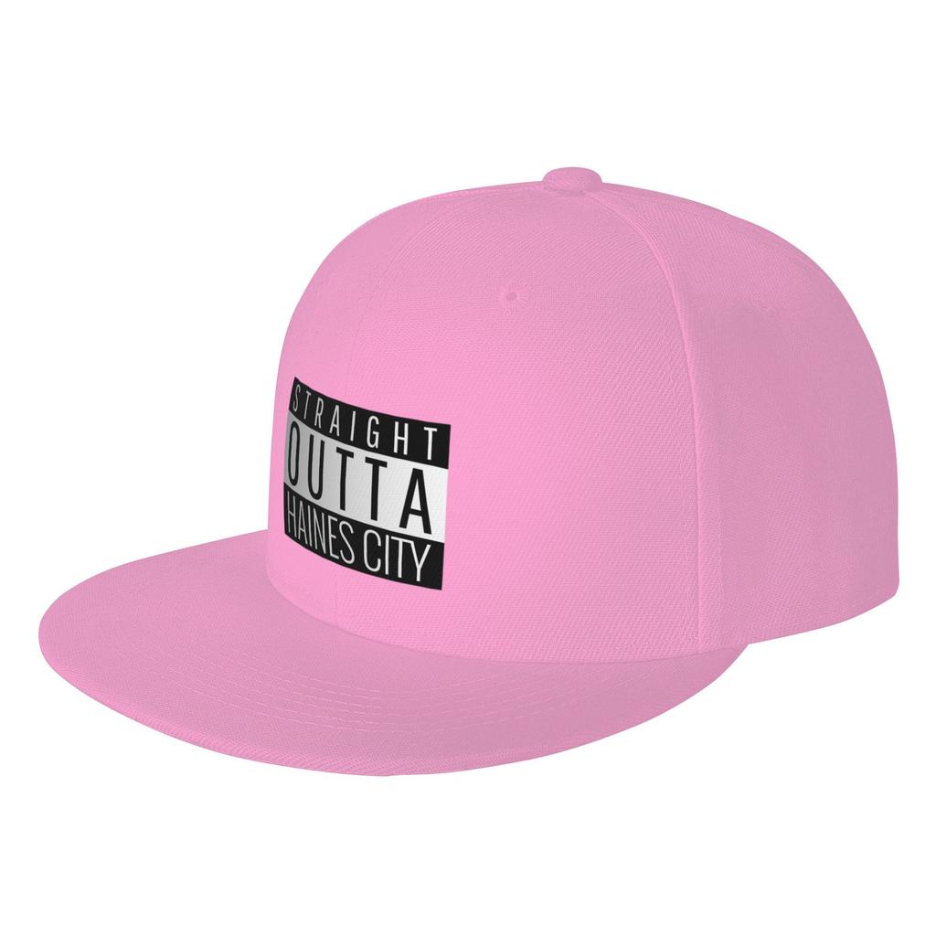 Fashion Straight Outta Haines City Florida Flat Brim Sun Hat Campus Outfits Hat Womens