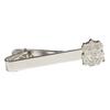 Silver Plated Crest Tie Slide