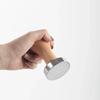 51mm 53mm 58mm Espresso Coffee Tamper Aluminum Flat Base Wooden Handle Internal Spring Design Balanced Fixed Force Coffee Tamper