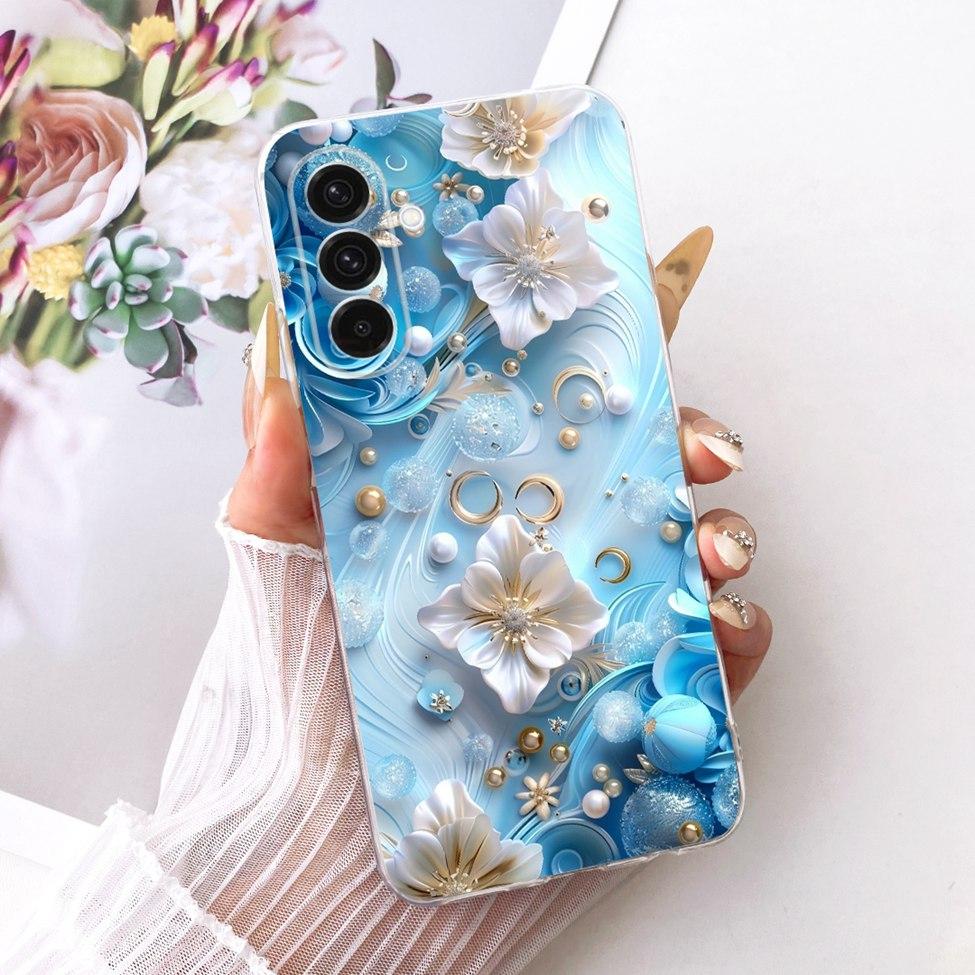 Clear Cover For Samsung A36 5G Case Cute Cat Fashion Butterfly Funny Painted Casing For Samsung Galaxy A36 5G SM-A366B SM-A366E