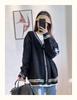 Женский вязаный кардиган Off-White с рукавами летучая мышь - Элегантный свитер с длинным рукавом для осени/зимы