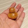 Wooden Yellow Duck Figurine Little Duck Statue Animal Sculpture Home Office Bookshelf Desktop Decoration Ornament Christmas Gift