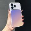 Новая модель подходит для чехла для мобильного телефона Apple 17, постепенное изменение контрастного цвета, большое прозрачное окно для объектива, защитный чехол для iPhone16.