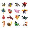 Insect Animals Model Set Building Blocks Toy Assembly Bee Dragonfly Mantis Bricks Toy Interesting Animal Ornaments For Kids Gift