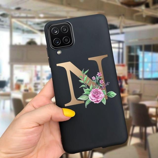 Милый чехол с буквами для Samsung Galaxy A12, чехол A42 A52 5G, мягкий тонкий чехол для Samsung A42 A52 5G A 12 42 52 SM-A426B, бампер