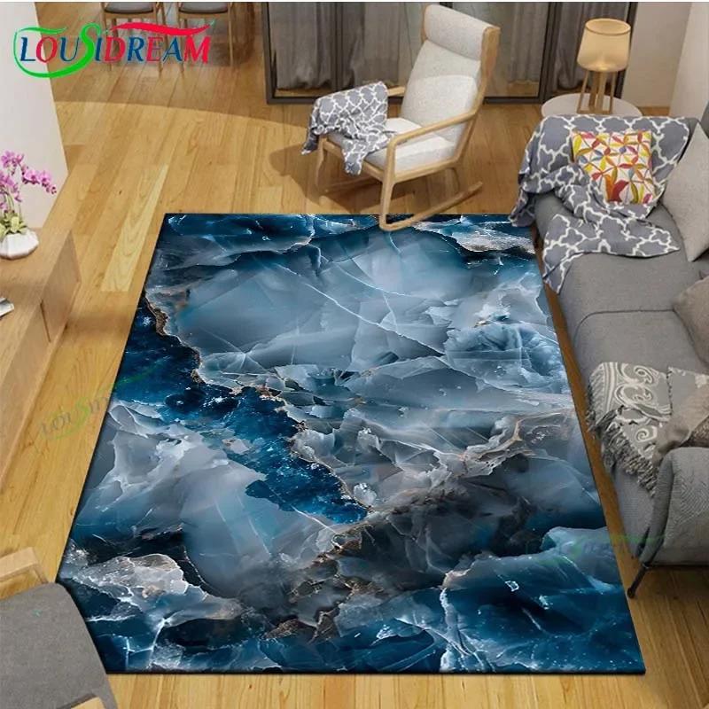 3D забавный коврик-декор в виде гальки для уличного балкона, сада, кофейного столика, ковер для спальни, нескользящий коврик для пола на кухню, ковер, подарок