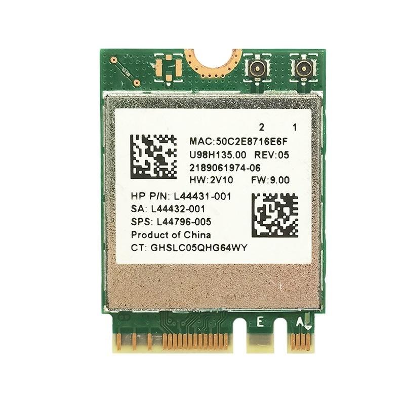 1 Set 2.4Ghz Bluetooth-Compatible Wifi Card Ipx Connector Card Rtl8822Ce Dual-Band 802.11Ac 1200Mbps M2 Wifi Card