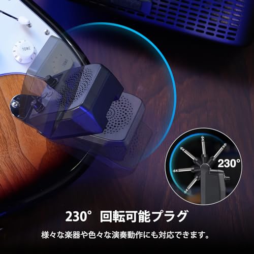 Компактный мини-гитарный усилитель, 5 Вт, 4 эффекта, Bluetooth, Легкий, Перезаряжаемый, Чистый, Дисторшн, Овердрайв, Реверберация
