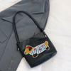 Towel Dachshund Puppy Underarm Bag Solid Color Embroidery Shoulder Bag Creative   Women