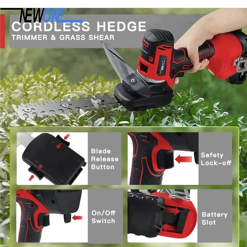 18V 12 в 1 бесщеточный многофункциональный набор инструментов, включает: дрель, ударная дрель, циркулярная пила, сабельная пила, отвертка, кусторез