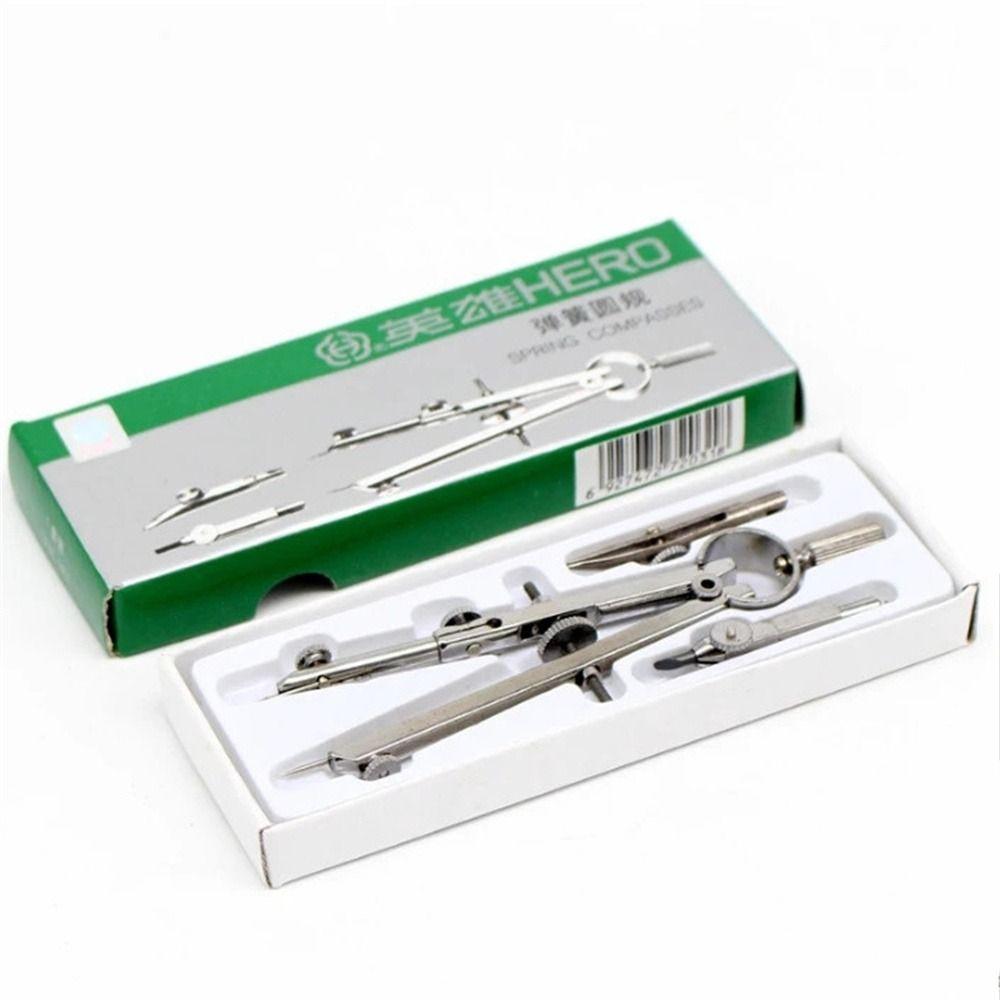 Инструмент для рисования Металл Геометрия Разметочный циркуль Измеритель Угломер Пружинные циркули Математический циркуль