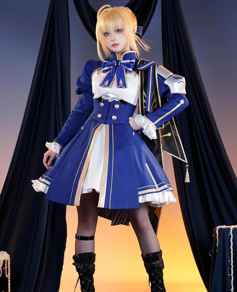 Косплей Honkai Impact Star Rail Косплей Сабер Артория Костюм Сабер Star Rail Косплей Аниме Хэллоуин Школьный Фестиваль Вечеринка Костюм для Взрослых Honkai