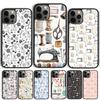 Швейная машина портной элементы узор Чехол для телефона для iPhone 17 Air 15 16 14 13 12 Pro Max 11 Pro Max Plus Coque