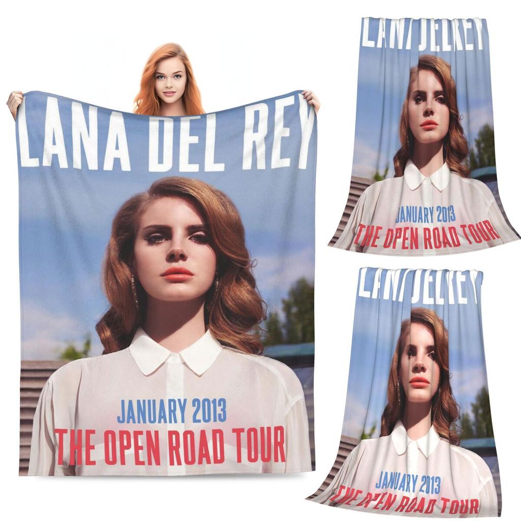 Плед Lana Del Rey Мягкий Теплый Фланелевый Плед Покрывало для Кровати Гостиной Пикника Путешествия Дома Дивана