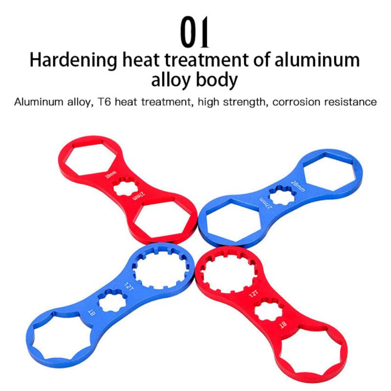 Ключ для вилки велосипеда, инструменты для ремонта передней вилки велосипеда для Suntour XCR XCT XCM RST 8/12T 27/28 мм, инструмент для снятия передней вилки