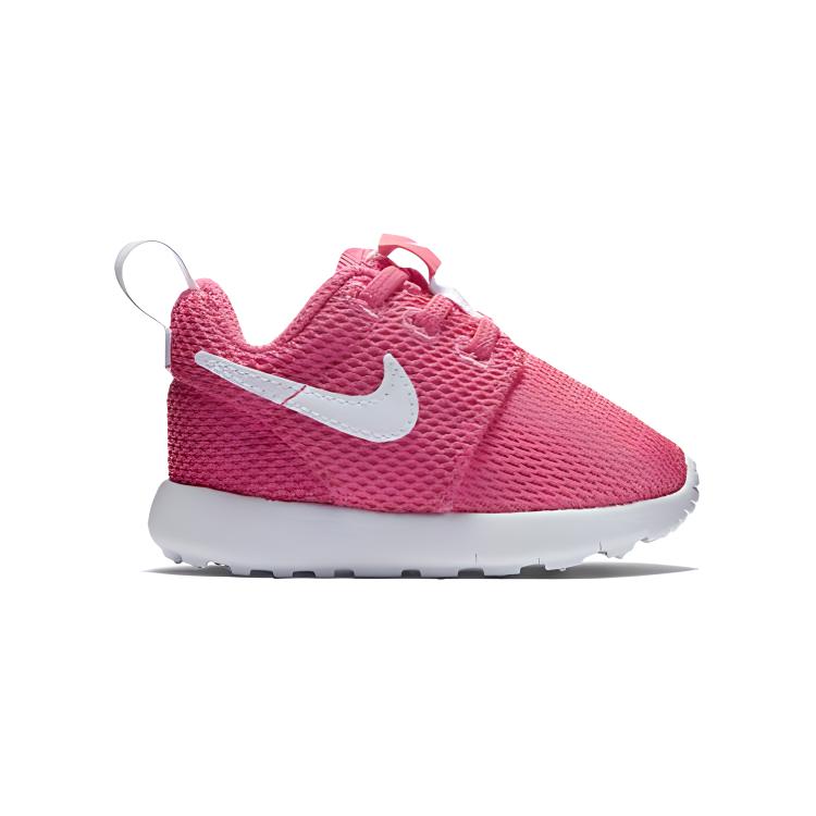 Nike Roshe One Slip Resistant Cushioning Abrasion Resistant Low top Toddler Shoes Pink White Infant And Toddler 749425-609
