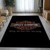 Ретро H-Harleys Racing Moto Гостиная Нескользящий Ковер Мягкий Ковер для Спальни Детской Комнаты Дивана, Домашний Декор Придверный Коврик Подарок