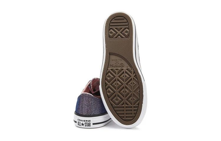 Converse Кеды Chuck Taylor All Star из износостойкого дышащего холста, низкие, для детей, фиолетово-розовые, для подростков 665102C
