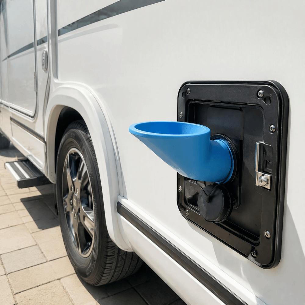 Overflow Prevention Water Inlet Funnel Wide Mouth RV Water Funnel Water Funnel  Motorhome