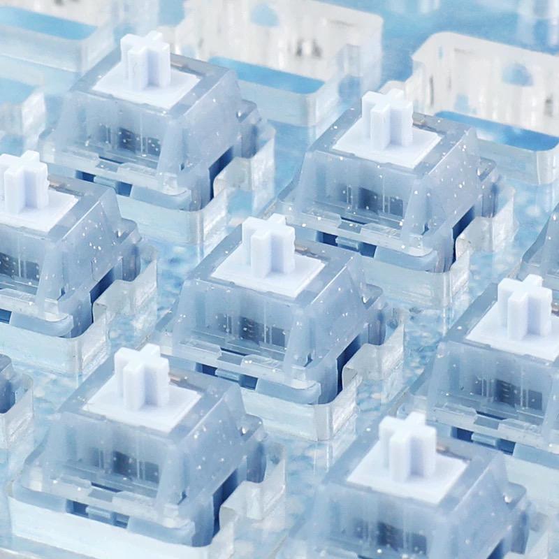 HMX Blue Topa Switch 5-контактный Линейный Кастомный Горячая замена Механическая клавиатура Аксессуары LY Ось 32 гс Заводская смазка Для Mage Studio