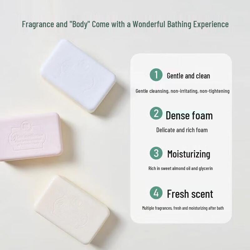 Мыло из козьего молока с ароматом фиалки Foretty, 3 штуки