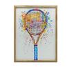 Joyful Tennis World Poster Joyful Tennis World Poster, 30X40 Cm, Black Aluminum Frame, 230 Gsm Matte Paper