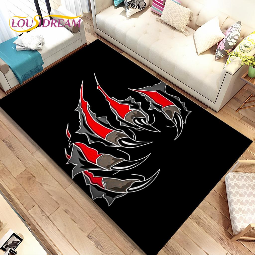 Animal Leopard Cheetah Cartoon Beast Area Rug,Carpet for Home Living Room Bedroom Sofa Doormat Kitchen Decor,Non-slip Floor Mat