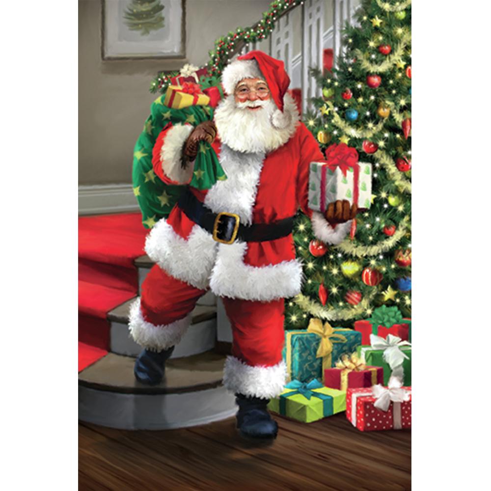 DIY Алмазная картина "Санта-Клаус" Полный круг Город Рождественский Алмаз Полный набор Вышивка 5D Вышивка крестиком Украшение дома