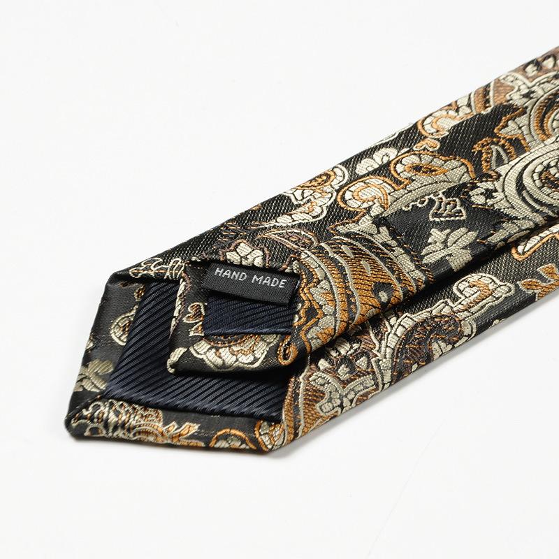 Мужской 6 см тонкий галстук полиэстер корейский узкий галстук формальный наряд досуг пейсли галстуки свадебная вечеринка подарок