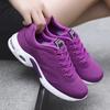 Мода 2024 Новые Женские Туфли на Воздушной Подушке Корейский Модный Тренд Сетчатые Туфли Мягкая Подошва Дышащая Спортивная Обувь Женская Версия