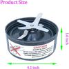 For NutriBullet Blender Blade Parts for 600W 900W Blender Including Extractor Blade Gasket Shock Pad and Gear