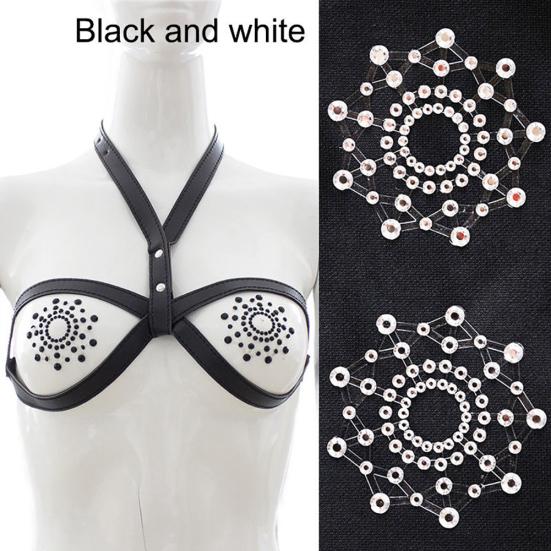 Сексуальная форма цветка, пирожки для груди, бюстгальтер с блестками, клейкие наклейки, накладки на соски