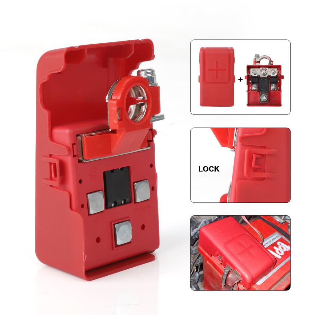 Car Quick Release Fused Battery Distribution Terminal Clamp Connectors 32V 400A For RENAULT Master 2003 - 2010 megane 2