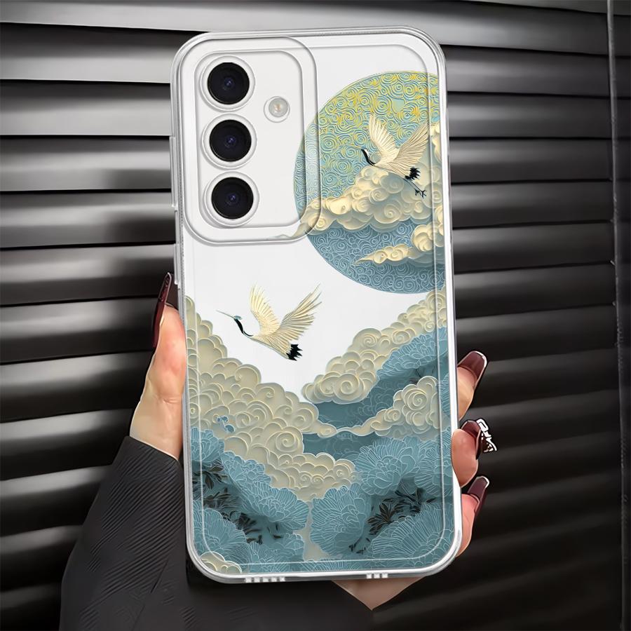 Чехол для телефона Samsung Galaxy A57 A34 A35 A36 A37 A56 A26 A24 A52 A54 A15 A52 A17 A25 A51 A14 A16 A55 A31 A23 Горный Арт