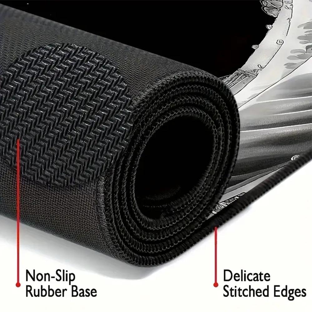 Truck Theme Mouse Pad, Non Slip Rubber Base, Multifunctional Office & Home Decor, Perfect for Workspace Personalization.