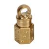 360° Rotation Key Rings Brass Snap Lock Holder Durable Keychain  Outdoor Activities