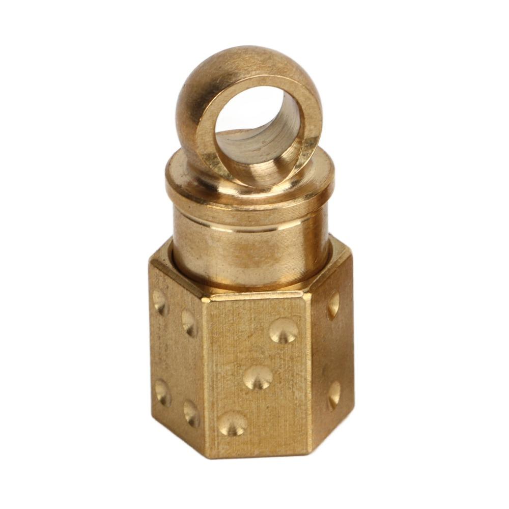 360° Rotation Key Rings Brass Snap Lock Holder Durable Keychain  Outdoor Activities