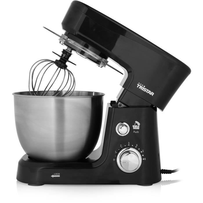 Robot De Cuisine Tristar MX-4830 700W Noir - Bol 3,5L - 6 Réglages De Vitesse