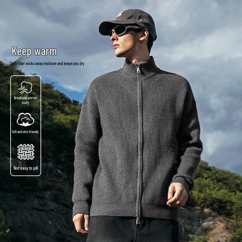 Мужской зимний вязаный кардиган JEEP SPIRIT