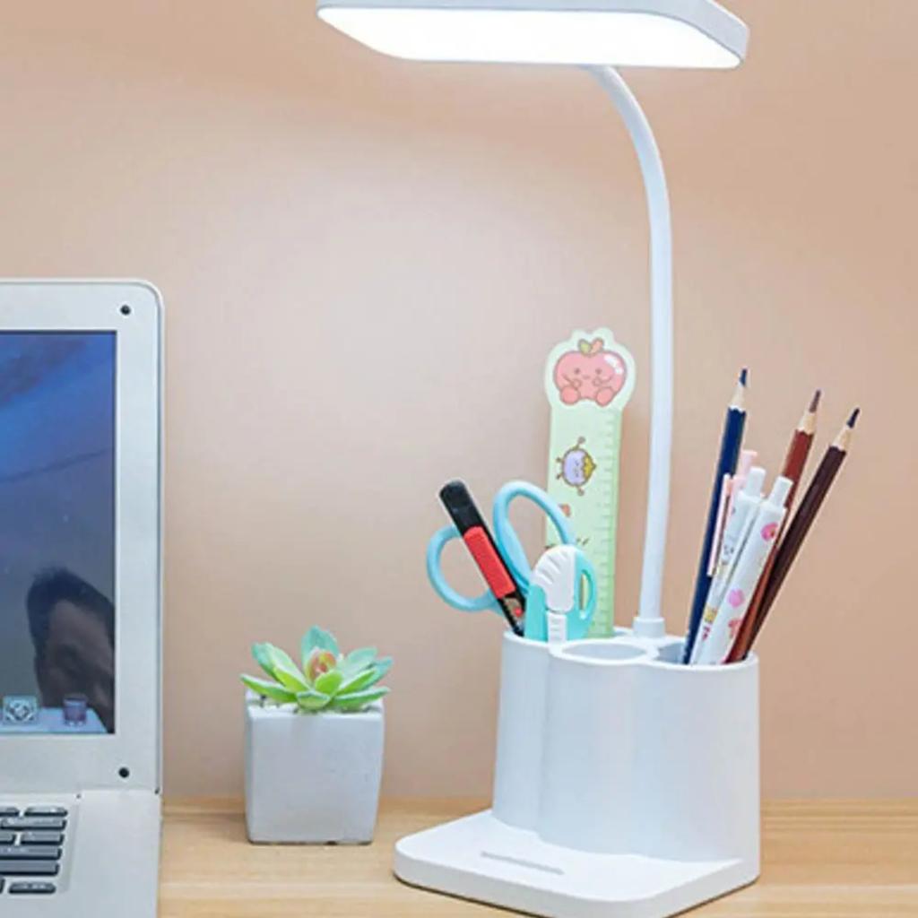 New USB Learning Dormitory Bedroom Bedside Reading Table Lamp LED Desk Lamp Eye Protection Desk College Student Nightlights