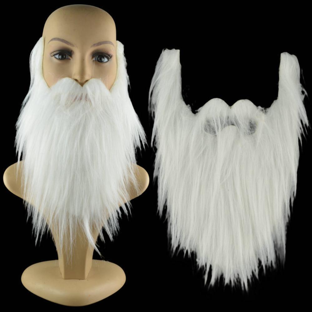 Artificial Cosplay DIY Fancy Dress Simulated Beard Fake Beard Long Fluff Beard Handmade Mustache
