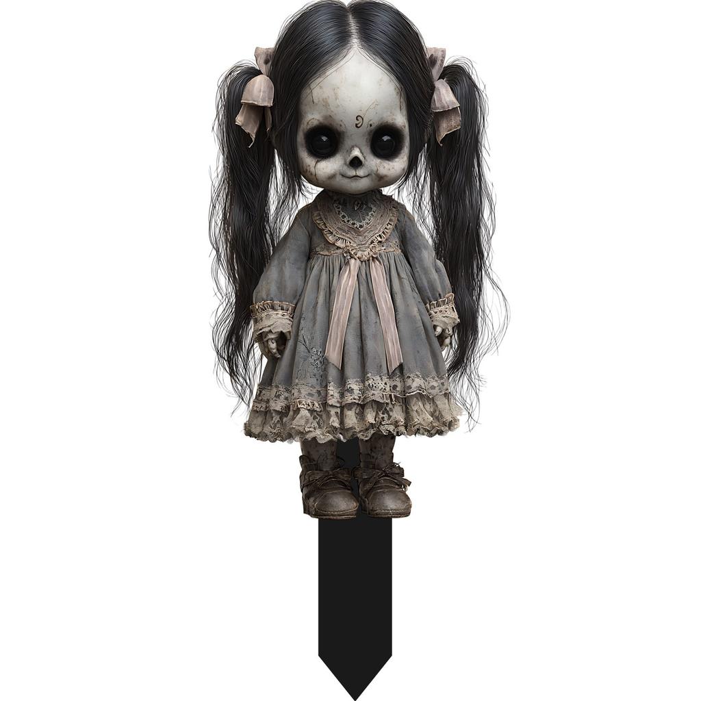 Ужасные украшения для пола двора, Декоративные ужасные реквизиты Пугало, Подходящие для украшения на Хэллоуин, 2D-украшения