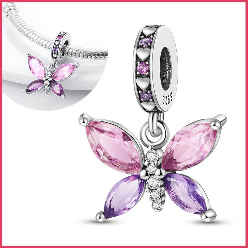 Очаровательные ювелирные изделия, модная шапка из стерлингового серебра 925 пробы с кроликом, подвеска из бисера, подходит для браслета для женщин, ювелирные изделия своими руками