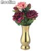 Stainless Steel Tabletop Vase Modern Minimalist Fashion Ornaments Crafts Home Office Decoration Vase