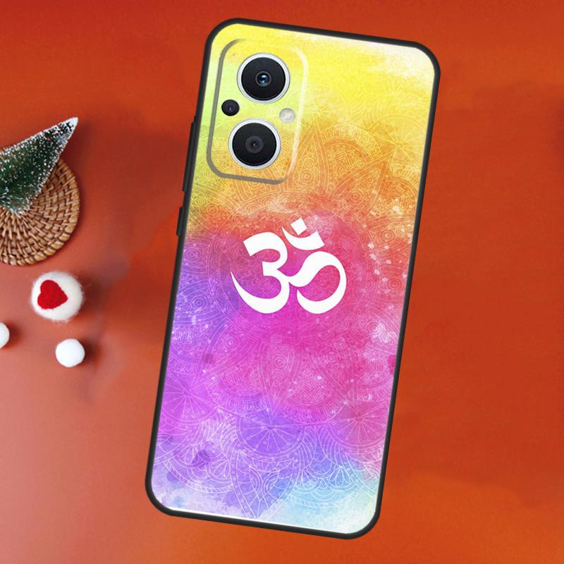 Aum Om Symbol Case For OPPO Find X9 X8 X5 X6 Pro OPPO Reno 14 12 10 13 Pro 14F 13F 12F 11F 7 8 Lite Cover