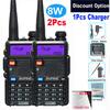 2 шт. Рация Baofeng 5 Вт/8 Вт Портативная любительская CB Двухдиапазонная VHF UHF Трансивер Радиостанции для двусторонней связи Охота 2-сторонние радиостанции UV-5R/5Rmini UV-82