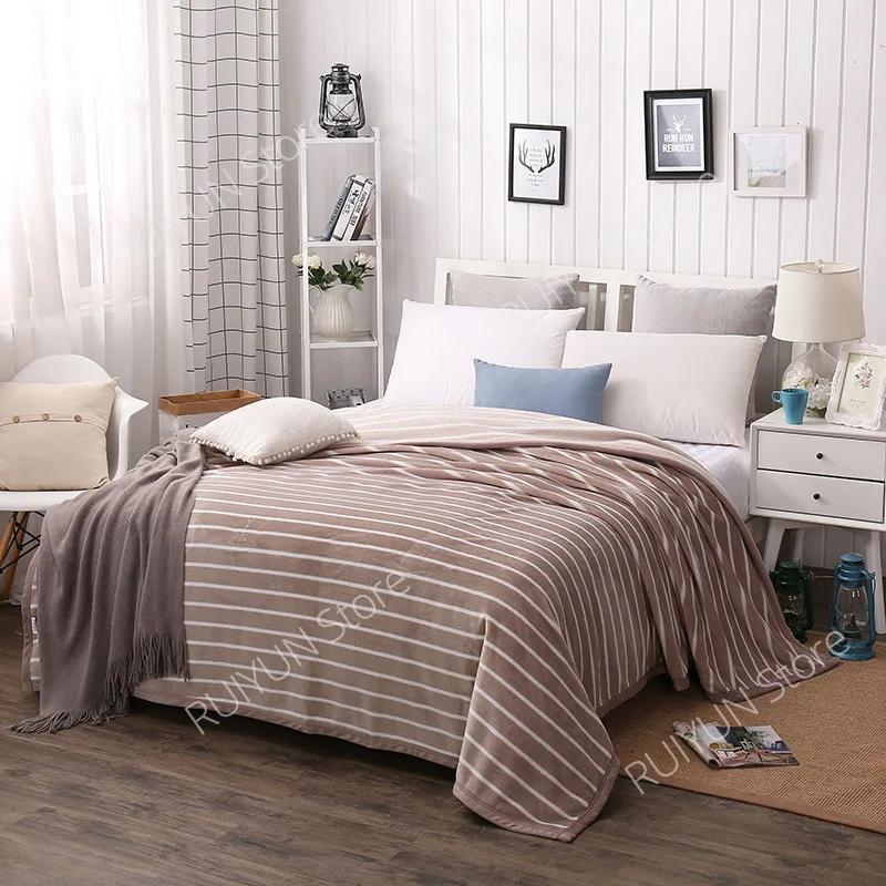 Утолщенное теплое зимнее одеяло, удобное спальное одеяло для односпальной двуспальной кровати, офисного сна, автомобильного дорожного одеяла, покрывало